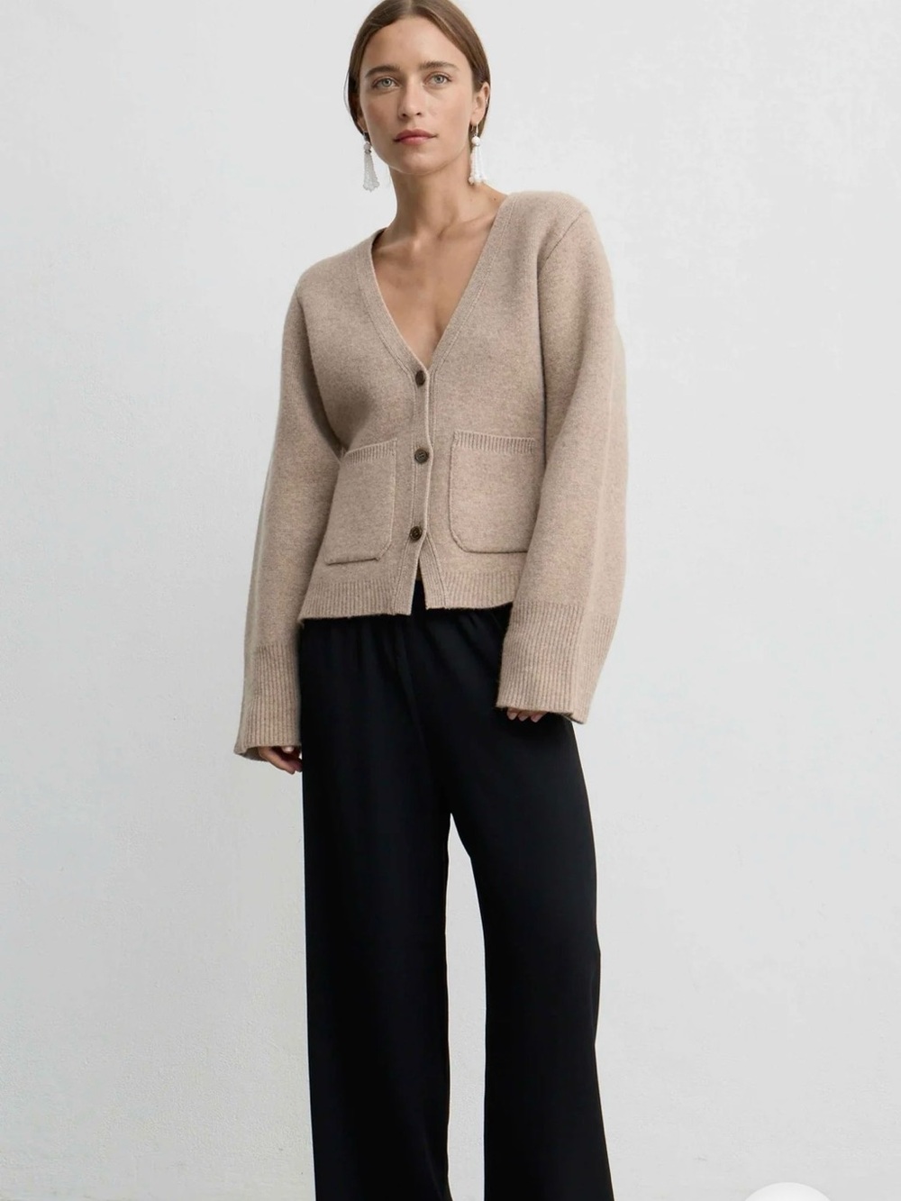 Almina Concept V Neck Cardigan NWT